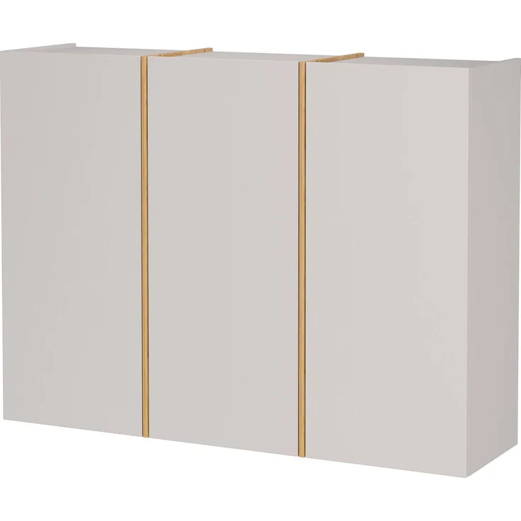 Germania Schuhschrank 3298-605 GW-LIBBIANO Plus, mit DREI Türen, in Kaschmir/Navarra-Eiche, 138 x 103 x 38 cm (BxHxT)