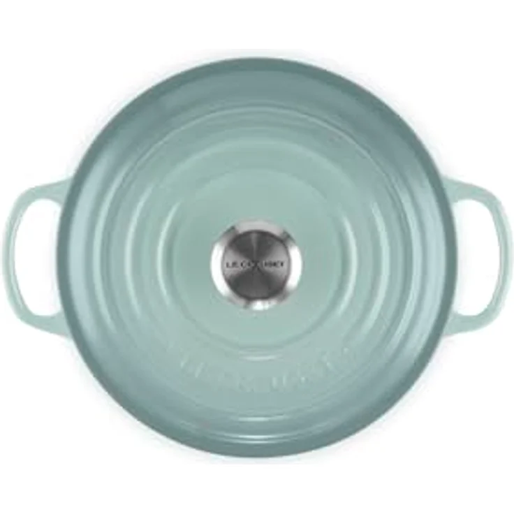 Le Creuset Signature Bräter rund 20 cm Sea Salt – Bild 4
