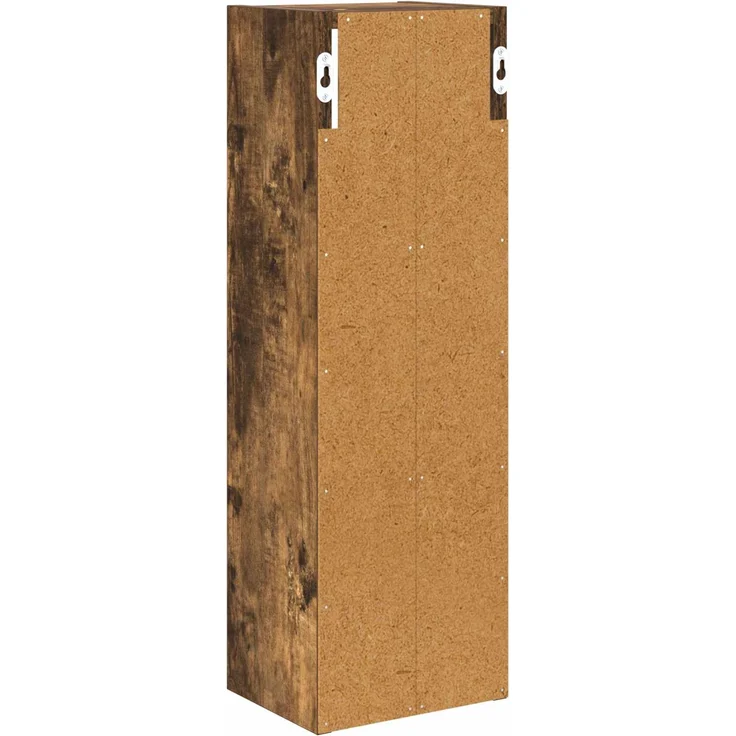 vidaXL Badezimmer-Wandschrank Geräucherte Eiche 20 x 16 x 62,5 cm 889307 – Bild 6