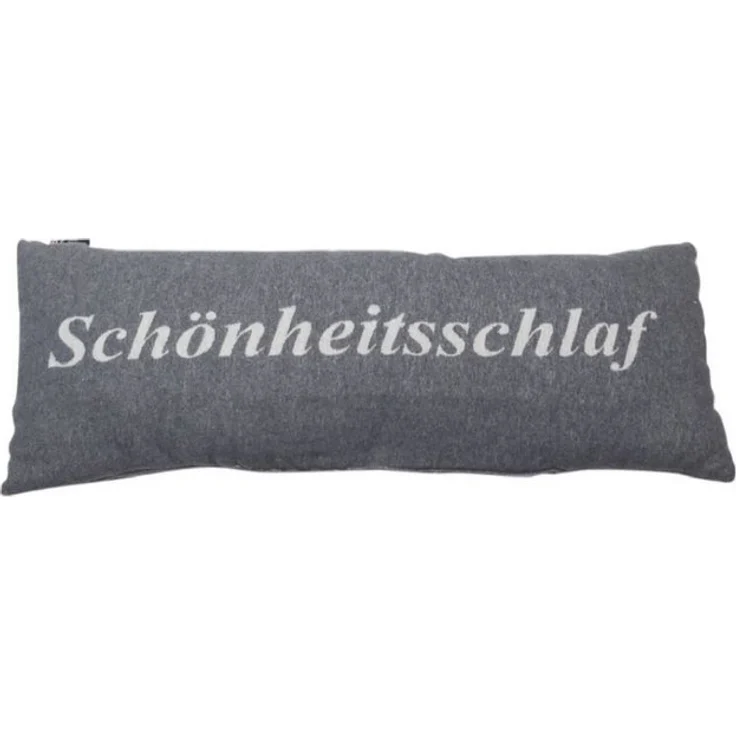 DAVID FUSSENEGGER Dekokissen Kissen gefüllt Silvretta 'Schönheitsschlaf' 30x80 cm Grau – Bild 2