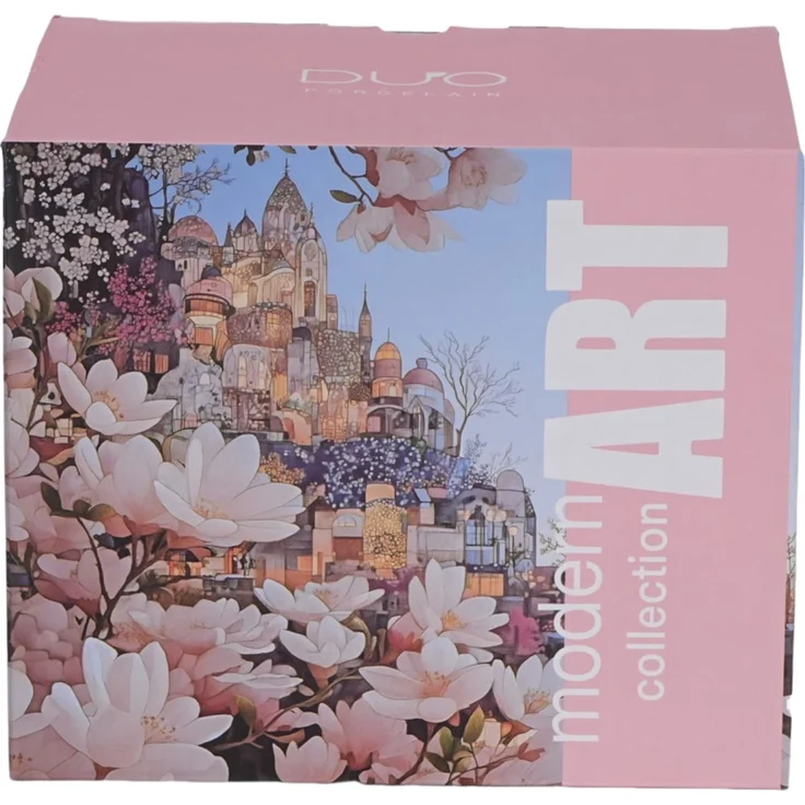 DUO Becher 450 ml MODERN CITY OF MAGNOLIAS New Bone China Porzellan – Bild 3