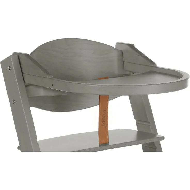 Treppy Ess- und Spieltisch für Hochstuhl woody grey