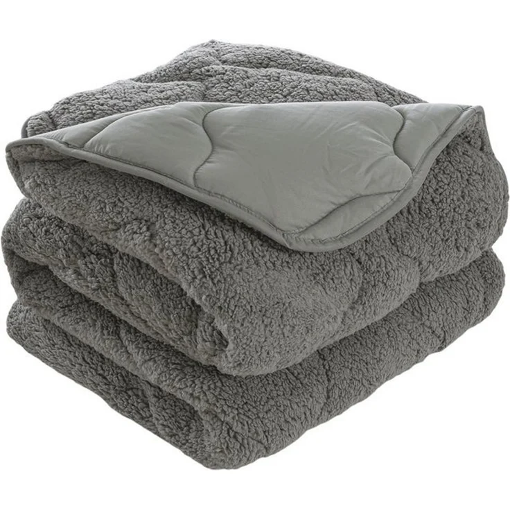 OTTO home Microfaserbettdecke Elvia, Teddy Plüsch Bettdecke, Warme Winter Uni Bettdecke – Bild 4