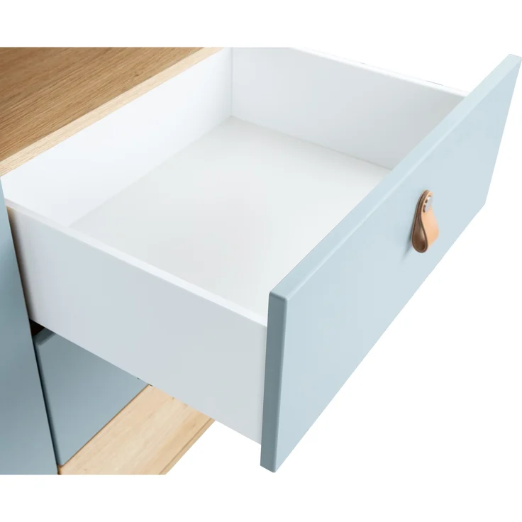3-teiliges Babymöbel-Komplettset »Roofy« mit 2-trg. Kleiderschrank, Salbei / Nagano Oak, Arthur Berndt – Bild 23