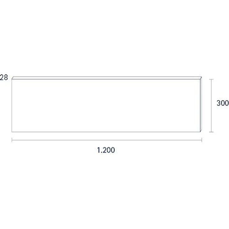 SIGOR LED Panel FLED, 40W, 4000K, 4000lm, UGR<22, 120° Streuwinkel, 230V, 30 x 120 x 2.7cm, Weiß – Bild 2