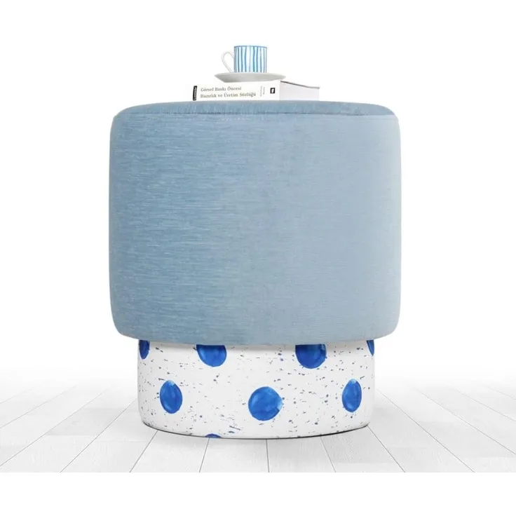 Hanah Home 'Colyos 8853' Pouffe, Mehrfarbig, 43 x 46 x 43 cm