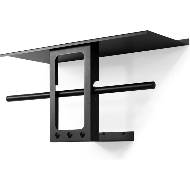 Spinder Design LUNO SMALL 70 Garderobe, Stahl, Modernes Design, Schwarz 70x30x35,5 cm – Bild 3