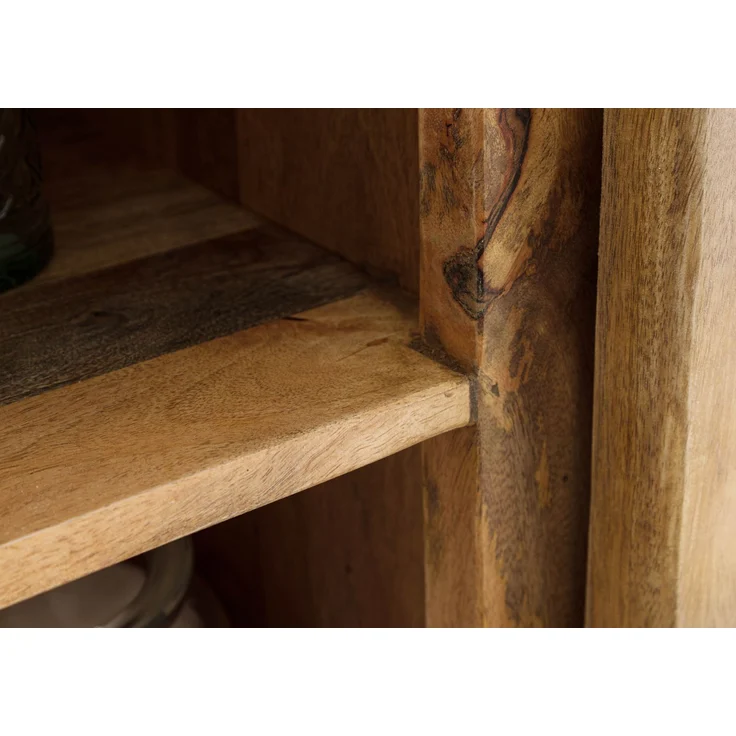 Schrank Mango 70x35x195 natur lackiert RAILWAY #184 – Bild 7