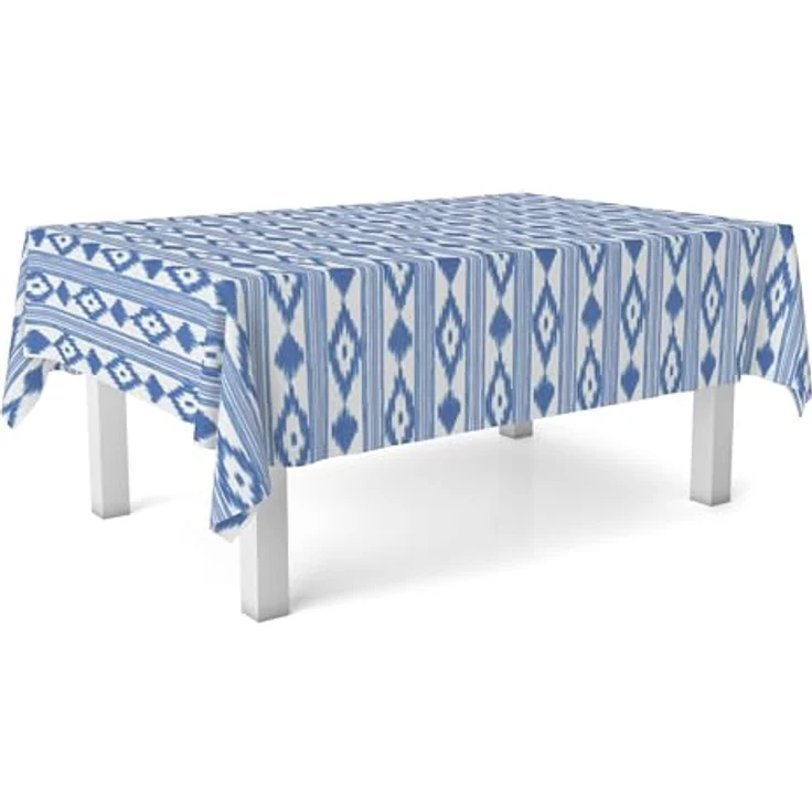 Martina Home Tischdecke, Wachstuch, Malorqui, Blau, 100 x 140 cm – Bild 2
