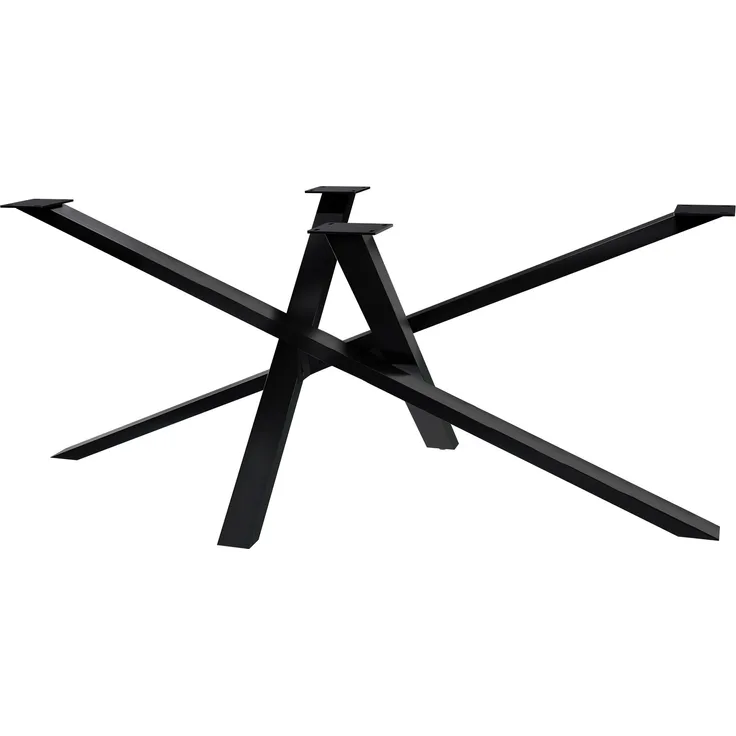 CLP Tischbeine Finney aus Stahl,schwarz 180x80x72 cm