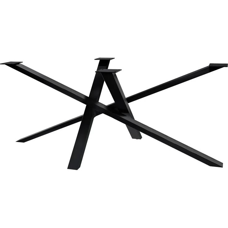 CLP Tischbeine Finney aus Stahl,schwarz 180x80x72 cm – Bild 1