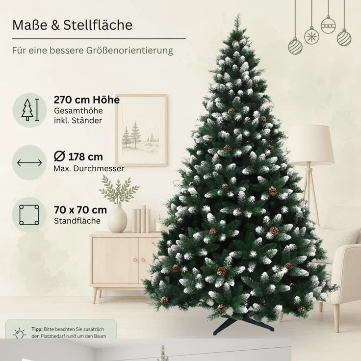 HXT 15013 Weihnachtsbaum 270 cm – Bild 6