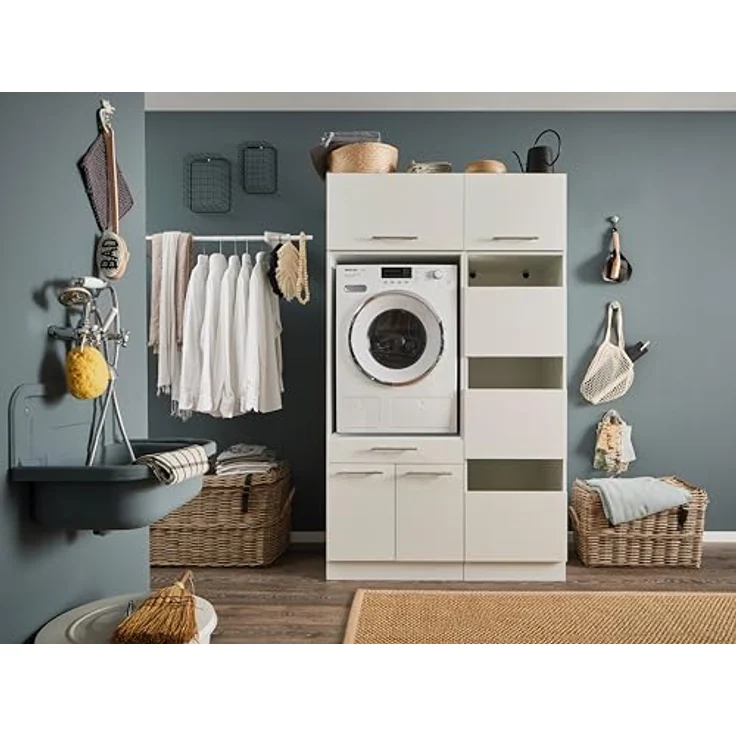 Laundreezy Mehrzweckschrank-Set LAUNDREEZY LDSK5, Breite 117,5 cm – Bild 3