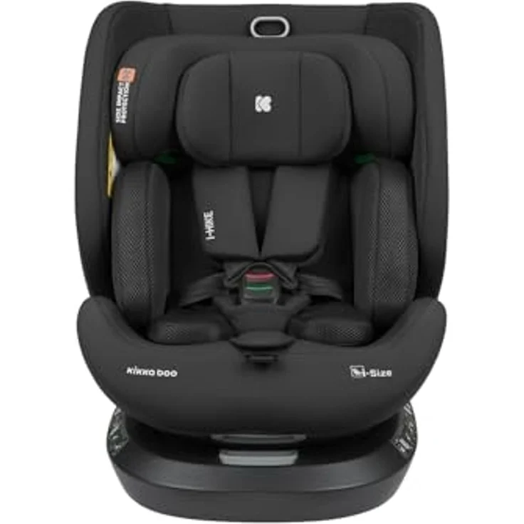 Kikkaboo i-Size Kindersitz i-Hike (40-150 cm) Isofix, 360° drehbar, verstellbar schwarz – Bild 5