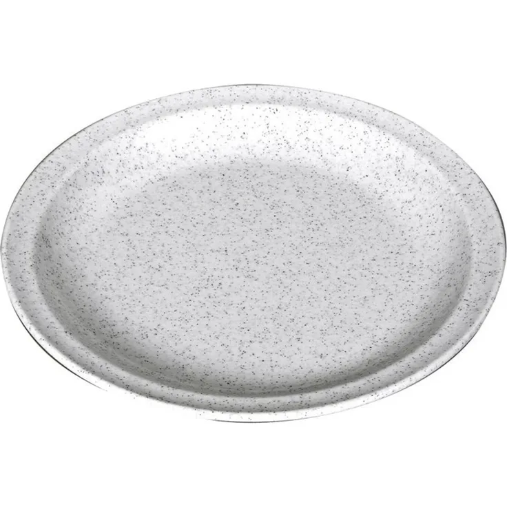 Waca Melamin Teller, 23, 5 cm Ø, flach, granit