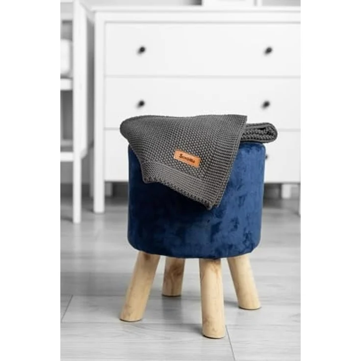 Sensillo COTTON BLANKET 100X80 GRAPHITE 4325/6821 – Bild 5