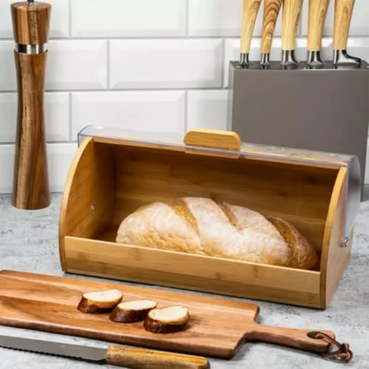 Kinghoff Kinghoff Brotkasten aus Bambus-Acryl 40224 – Bild 3