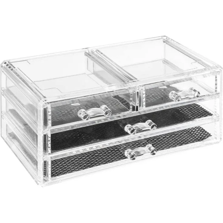 5five Simply Smart Schmuckbox Selena mit 4 Schubladen, Schmuckaufbewahrung, Kunststoff, 23. 8x15. 3x10. 8 cm, 155918