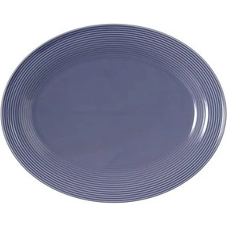 Seltmann Weiden Beat Color Glaze Servierplatte oval 35 x 28 cm - Fliederblau – Bild 4