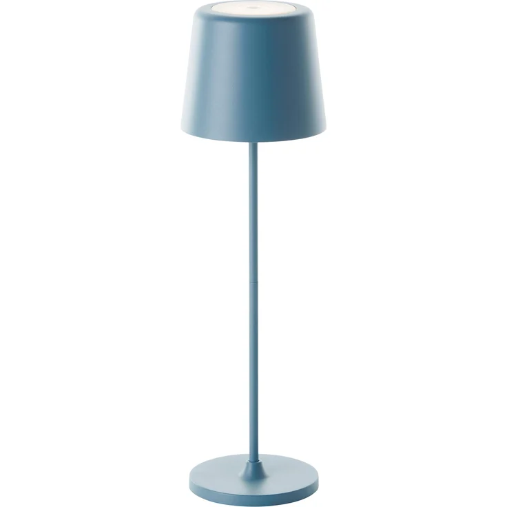 Brilliant Lampe Kaami LED Außentischleuchte 37cm hellblau Metall/Holz blau 2 W LED integriert – Bild 5