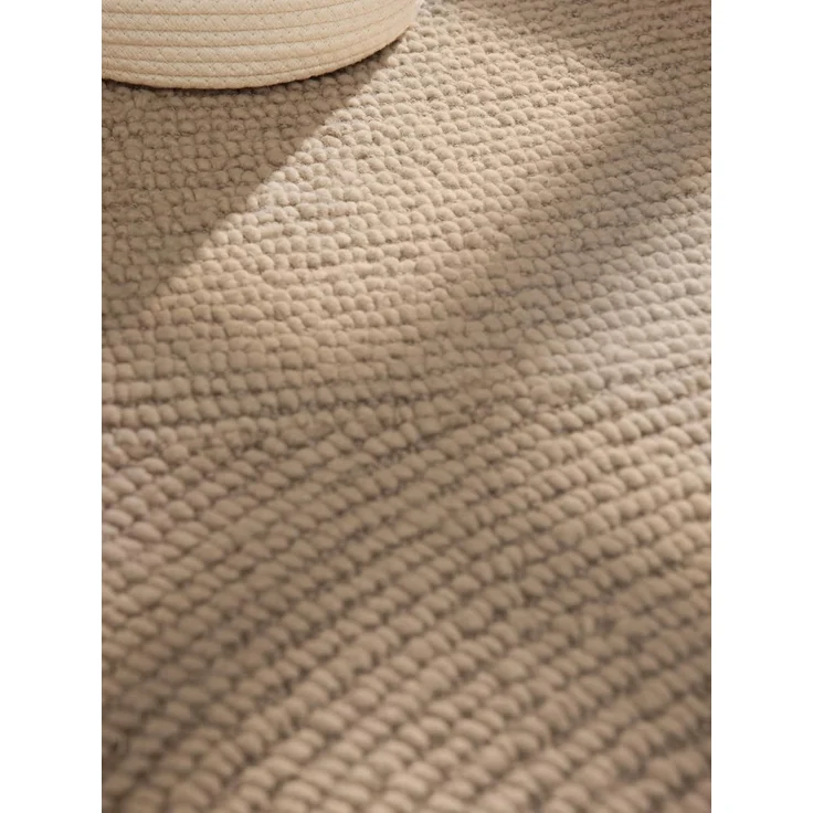 HANSE Home Wollteppich Calmio, auch als Läufer und in rund, rechteckig, Höhe: 18 mm, Handgetuftet, Wolle, Natur, Wohnzimmer, Schlafzimmer, Skandi, Hygge – Bild 8