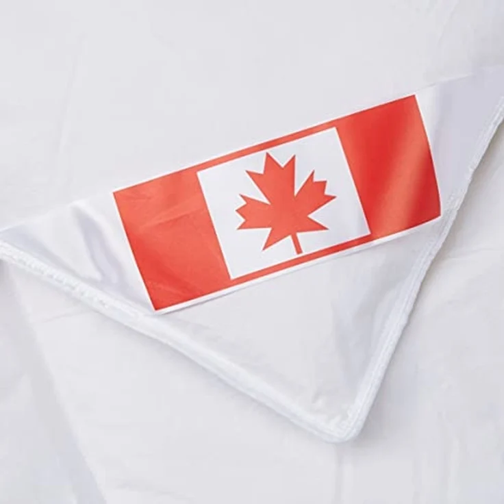 KÜNSEMÜLLER Daunenbettdecke Daunenbettdecke "Canada Warm "mit 1cm Steg, Füllung: 90% Daunen 10% Federn, Bezug: 100% Baumwolle, Allergikerfreundlich, angenehmes, temperaturausgleichendes Schlafklima – Bild 3