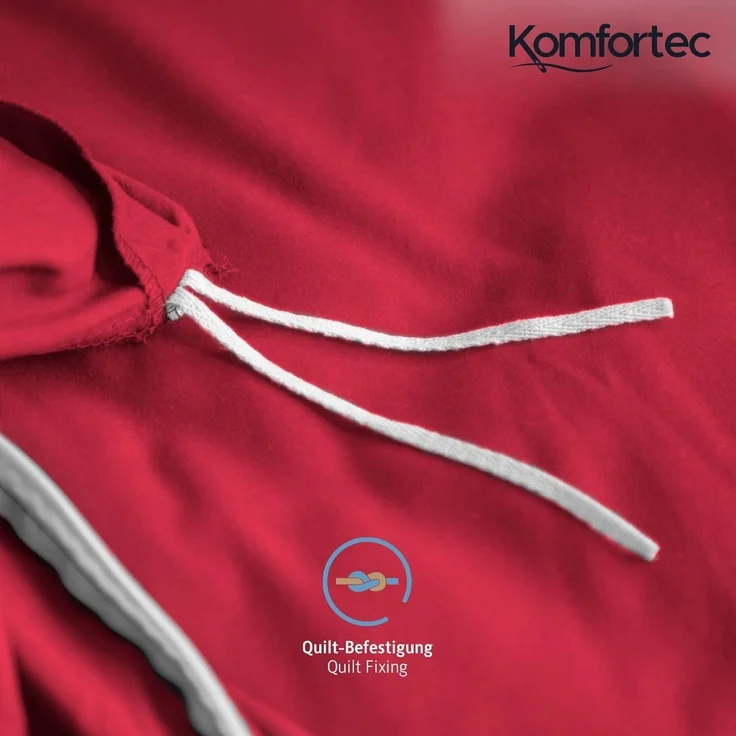 Komfortec Bettwäsche Premium, 135 x 200 bis 220 x 240 cm, 6 verschiedene Größen zur Auswahl, gebürstet 100% Mikrofaser, 3 teilig, Superweiches Bettwäsche-Set, Knitterfrei, Atmungsaktiv – Bild 5
