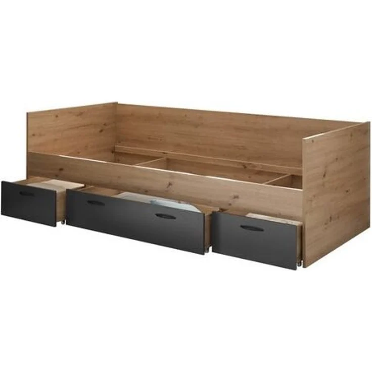Jugendzimmer Liam in Artisan Eiche und Graphit 4 teiliges Kinderzimmer Komplett Set – Bild 4