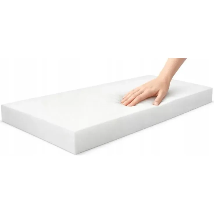 Sleepyshop24 Kindermatratze 160x80x10 cm | Schaumstoffmatratze H2 Mittelharrt | Atmungsaktive Babymatratze mit gestepptem Bezug | Allergikergeeignet, Fall Weiß – Bild 4