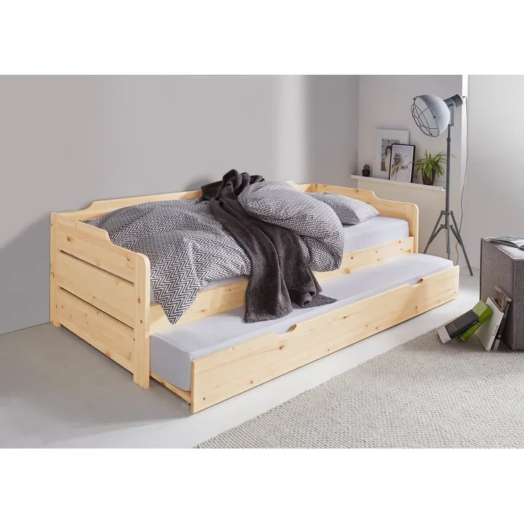 Home affaire Daybett "REETE " BESTSELLER! Funktionsbett, Kinderbett, inklusive Schubkasten, FSC® zertifiziertes Massivholz (Kiefer), klassischer Landhausstil
