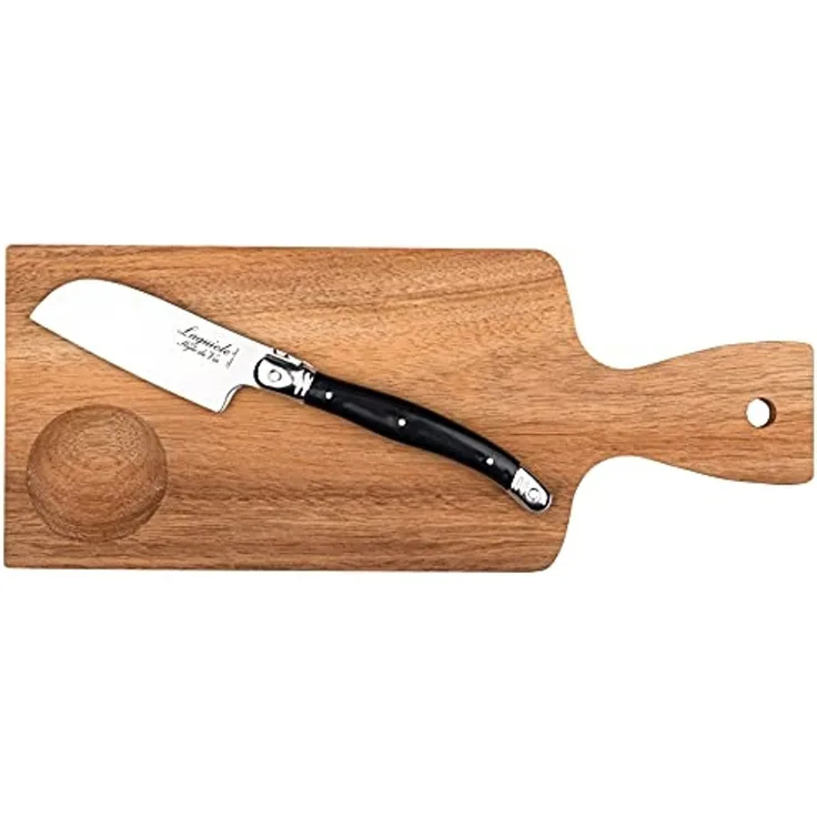 Käsemesser Santoku Laguiole m/ Servierbrett