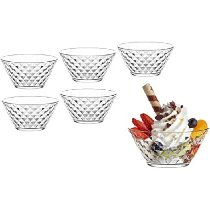 LAV Artemis 3 teiliges Set Glasschalen in elegantem Design - 330 ml – Bild 5