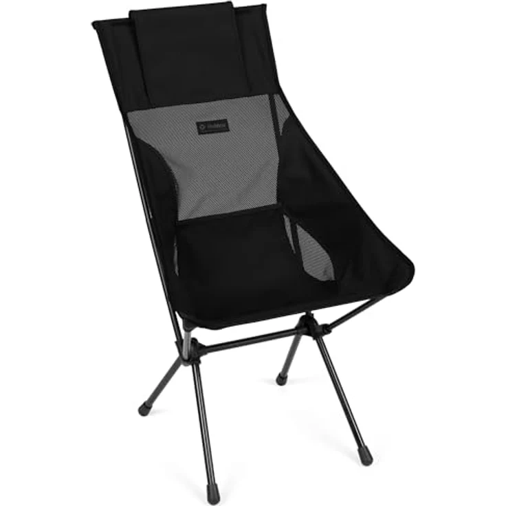 Helinox Sunset Chair | Mit seinem erweiterten Design ist Dieser Stuhl möglicherweise die ultimative Kombination aus Verstaubarkeit, Komfort und Unterstützung (Blackout) – Bild 1