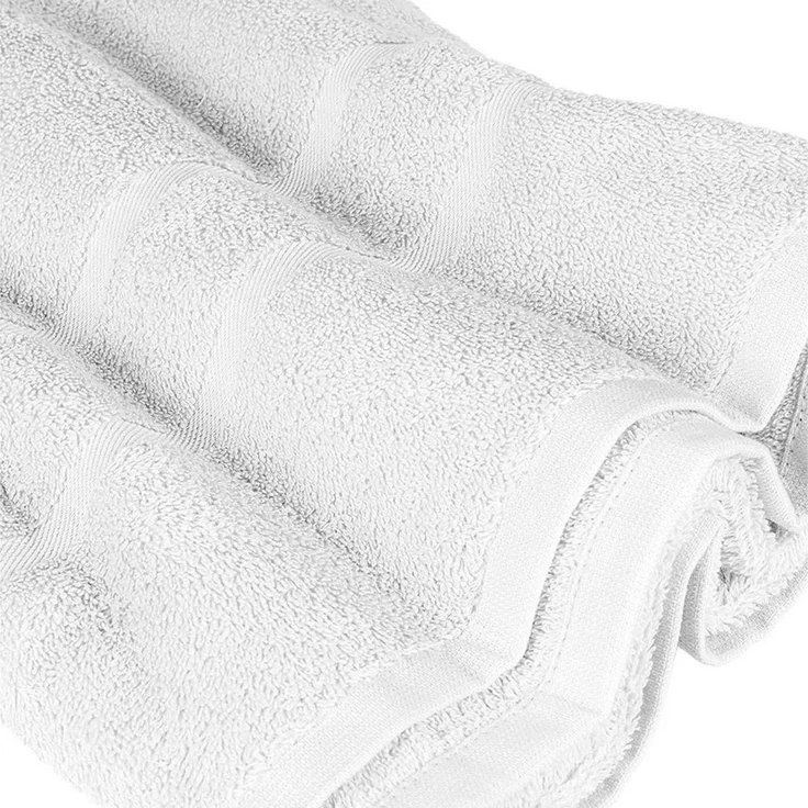 StickandShine Saunatuch 4er Set Premium Frottee Saunatücher 80x200 cm WEISS Frottee – Bild 4