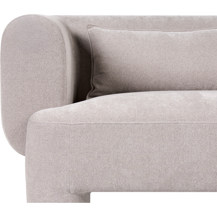 Sofa 2-Sitzer HOGBO Stoff Beige – Bild 6