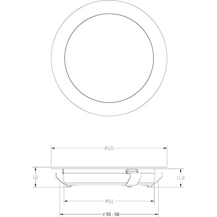 SO-TECH® LED Unterbauleuchte LED Möbeleinbauleuchte GIULIA 3W / 12V, warmweiß / neutralweiß / kaltweiß miniAMP – Bild 8