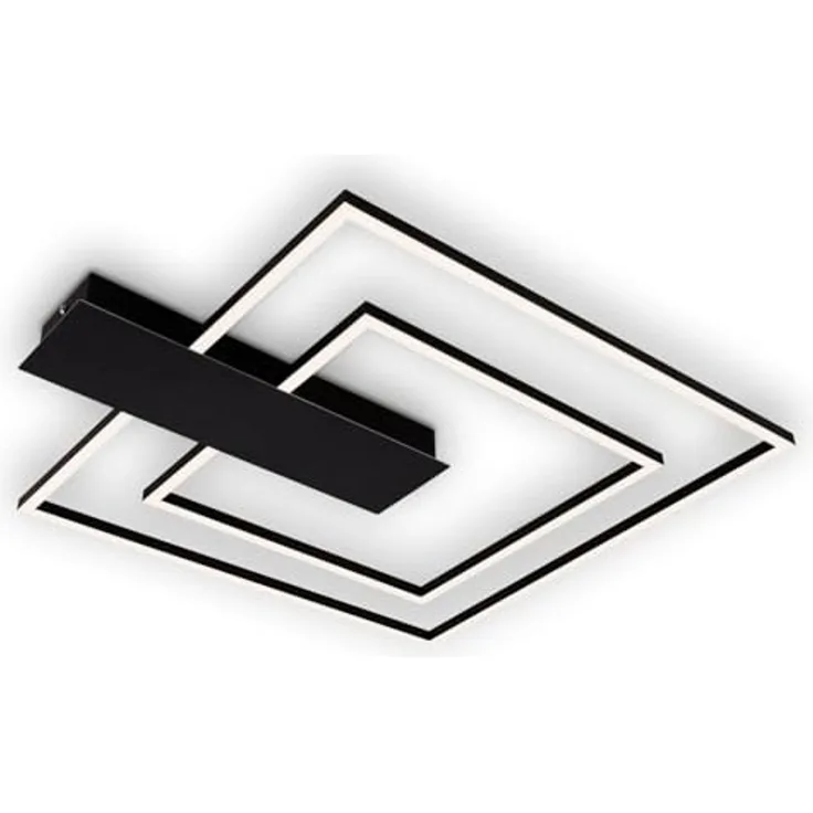 Briloner Leuchten Deckenleuchte Deckenleuchte NICO DUO, Deckenlampe dimmbar 25W 3000lm 3000K 57x48x4cm