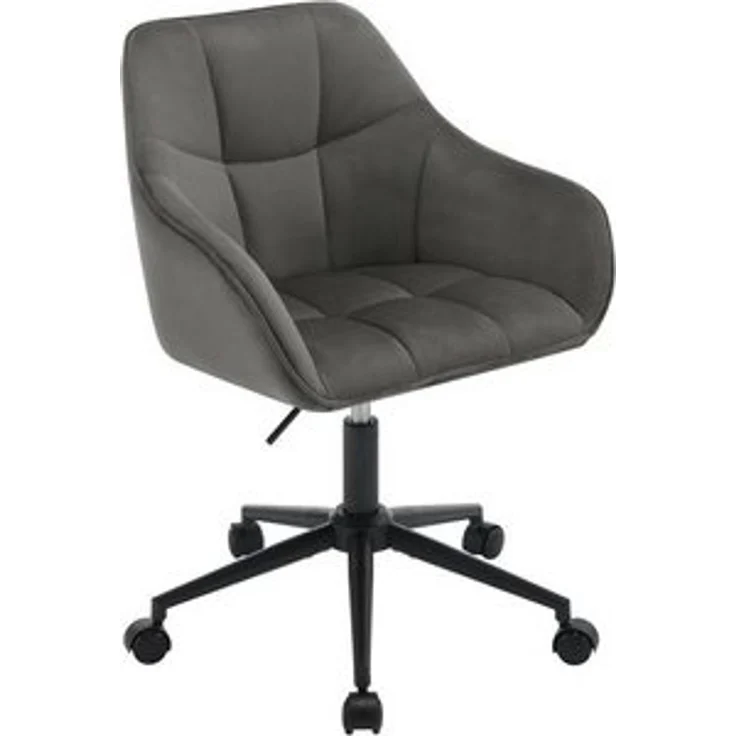 Woltu Bürostuhl (1 St), Homeoffice Stuhl, höhenverstellbar, Samtsitz – Bild 6