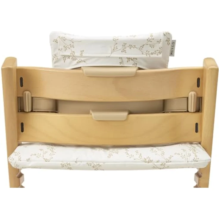 Meyco Sitzkissen für Hochstuhl Branches, ergonomische Hochstuhlauflage mit wasserfestem Material und einfacher Reinigung – Bild 4