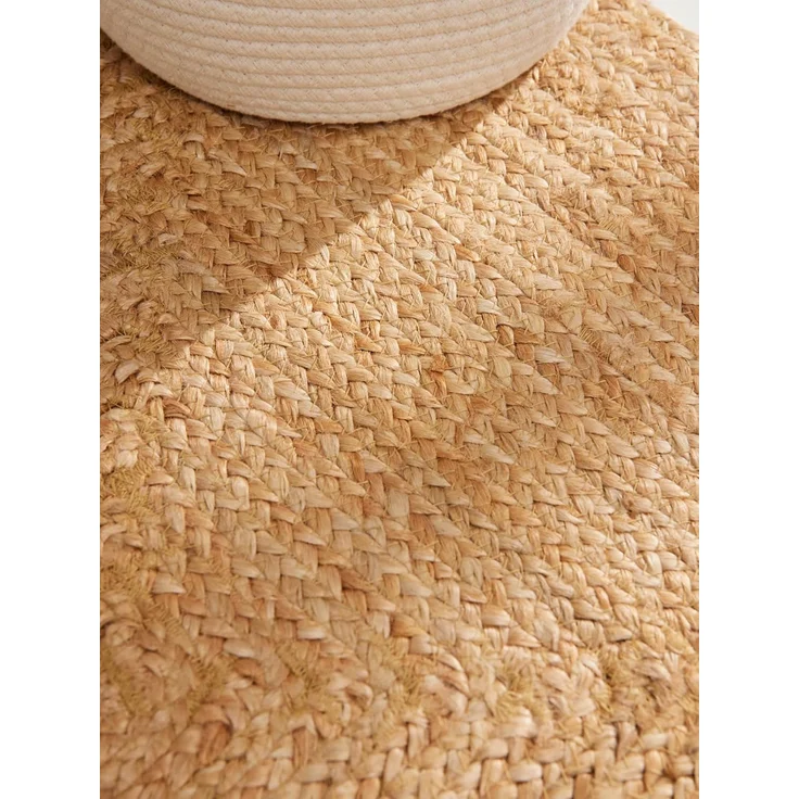 HANSE Home Teppich Juteteppich Teppich Juno, rechteckig, Höhe: 9 mm, Jute, Shape, Handgemacht, Wohnzimmerteppich, Naturteppich, Wohnzimmer – Bild 8