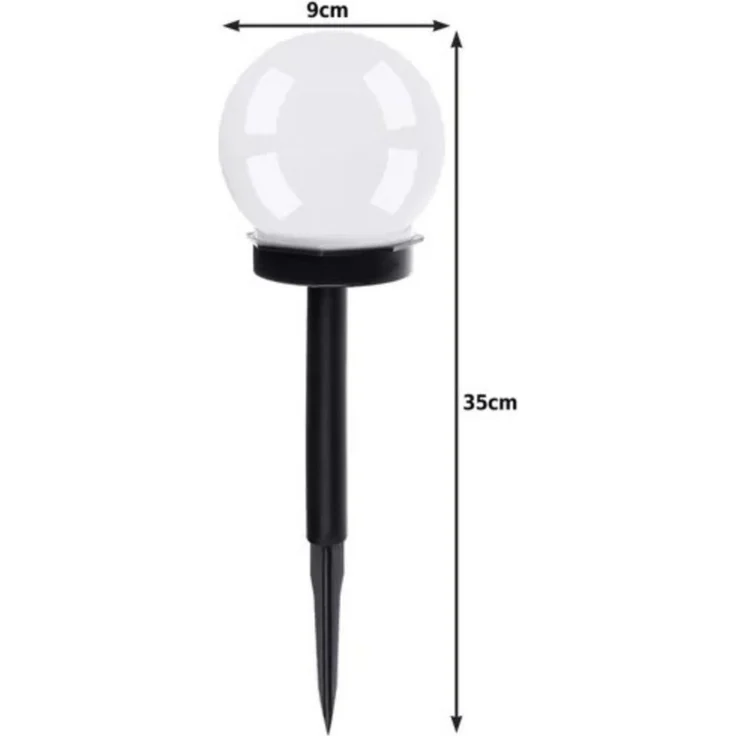 Gardlov LED Solarleuchte Solar-Gartenlampe Solarlichter, Beleuchtung, LED fest integriert, Tageslichtweiß, Ideal für Wege, Einfahrten, Terrassen, Balkone – Bild 2