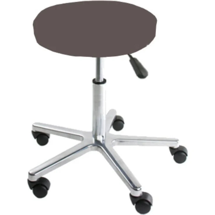 DUKAL Kissenbezüge Hockerbezug rund, Frottee-Stretch, 2 Größen, (1 Stück), Ø 35-40 cm, mit Spannumrandung, Made in Germany – Bild 2