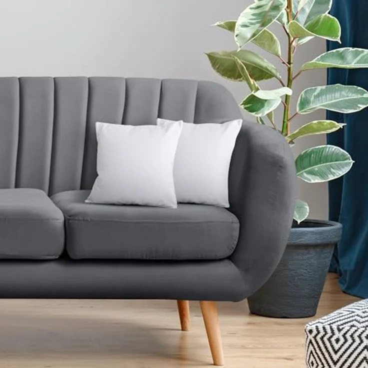 Utopia Bedding 2er Set Kissenfüllung 40x40 cm, Innenkissen Füllkissen Kopfkissen Sofakissen (Weiß) – Bild 8