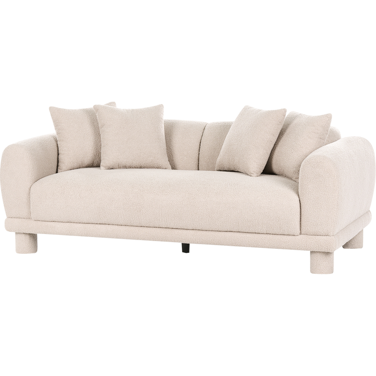 Sofa 3-Sitzer PORI Bouclé Beige – Bild 5