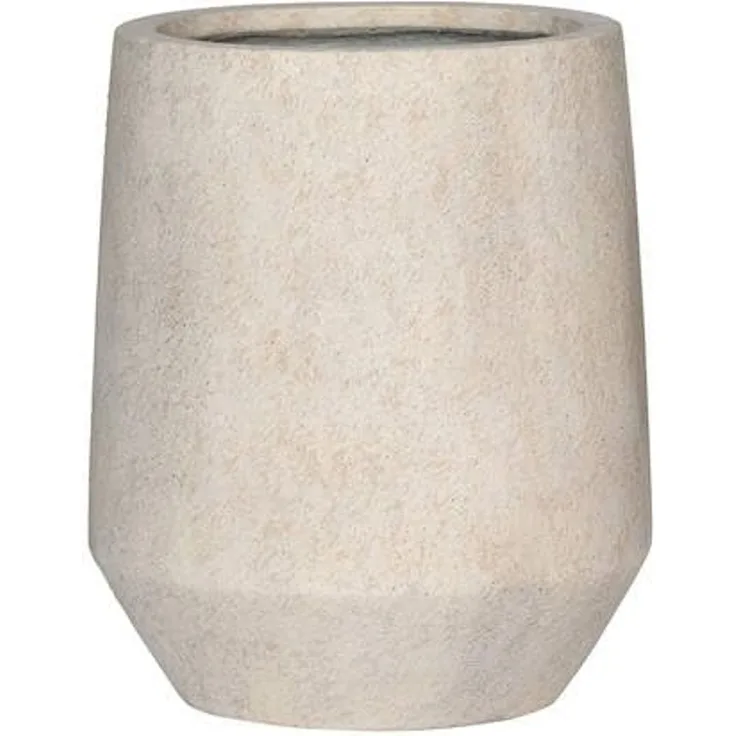 Pottery Pots Hartith Travertin Beige D 28 cm H 33 cm