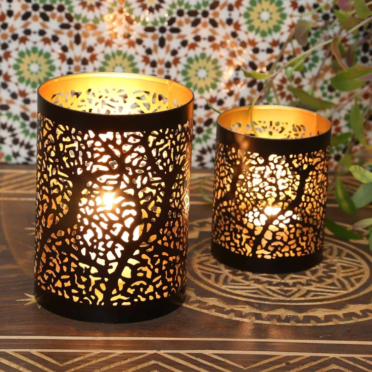 Orientalisches Windlicht Ancona 2er Set – Bild 9