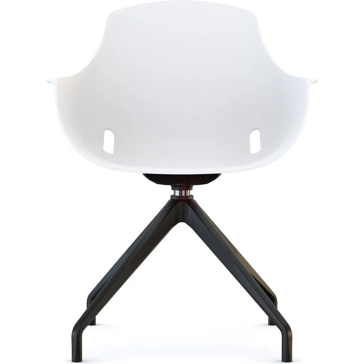 ASSMANN Schalenstuhl Consento Triest Schwarz 63x56x83cm Kunststoff – Bild 2