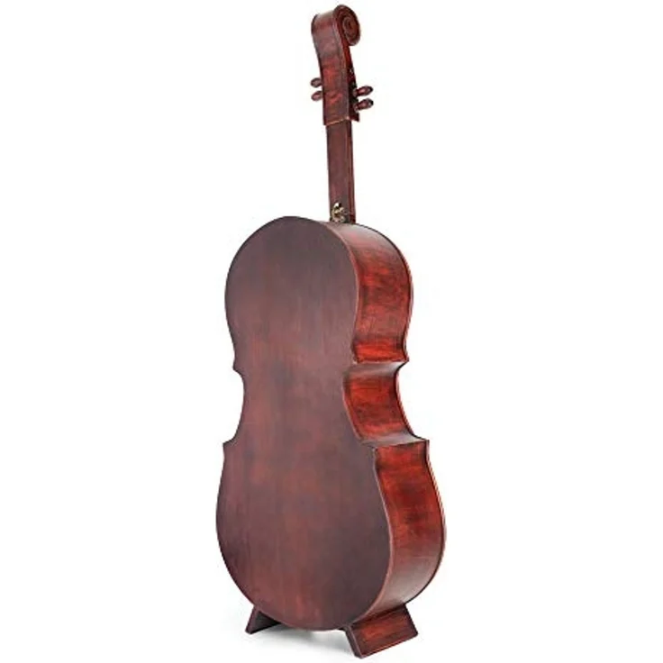 Stagecaptain Weinregal WR-21 Stradivino Wein- & Flaschenregal für 21 Flaschen, Weinständer Holz stehend in Vintage-Optik "Cello" Design – Bild 7