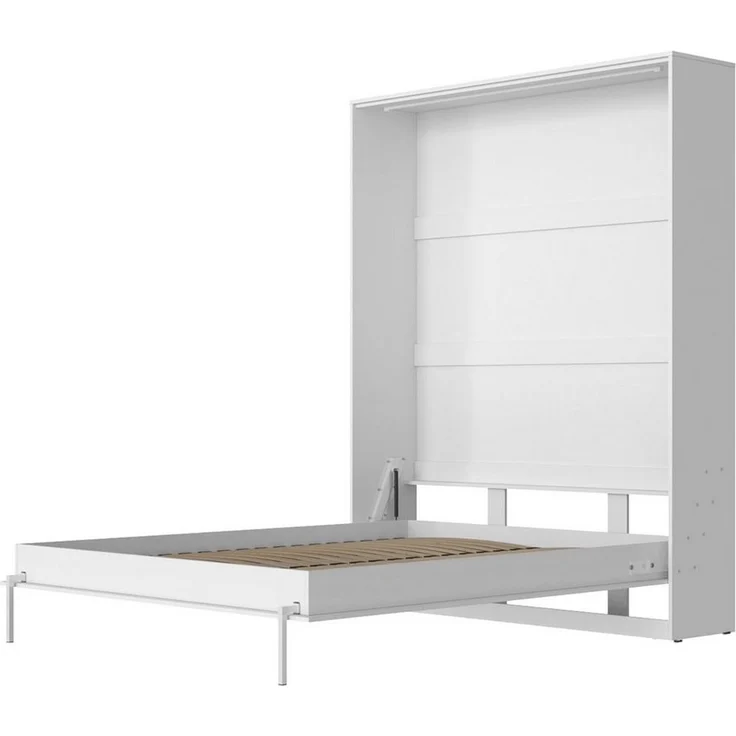 SMARTBett Schrankbett Classic mit Gasdruckfedern 100x200cm 140x200cm 160x200cm horizontal/quer oder vertikal/hochkant klappbar – Bild 2