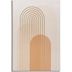 Dmora Gemälde Richard, Wandgemälde, Ornamentales Paneel, Dekoratives Zubehör, 80x3 h120 cm, Bunt